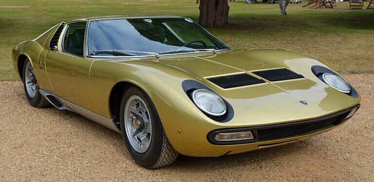Op onze hotlist: De Lamborghini Miura